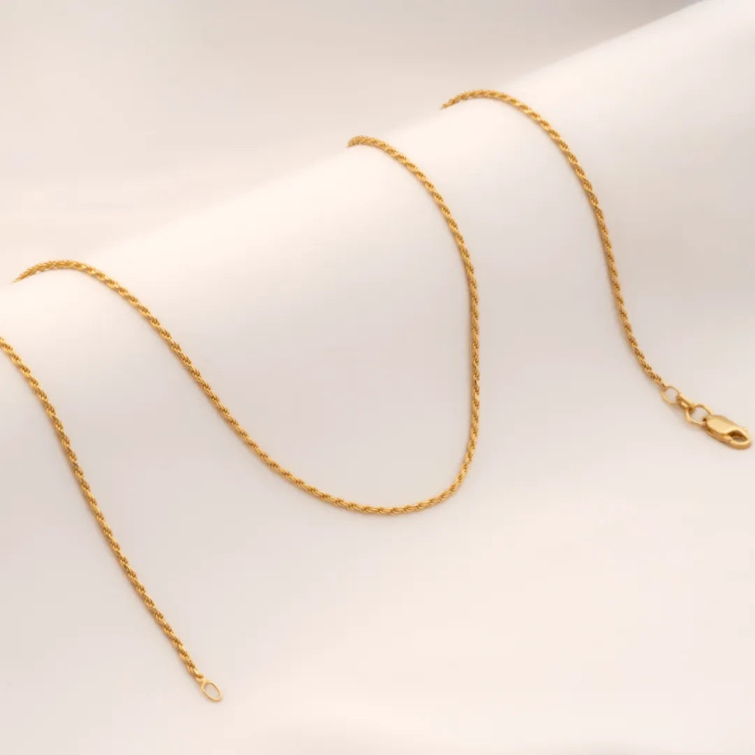 Cadena Lazito IT 1.3 mm – 45 cm en Oro Laminado