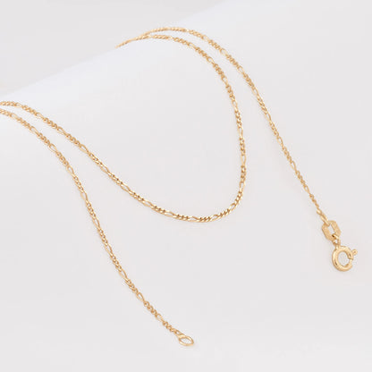 Cadena 3x1 IT 1.6 mm – 45 cm en Oro Laminado