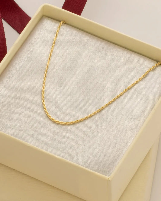 Cadena Lazito IT 1.3 mm – 65 cm en Oro Laminado