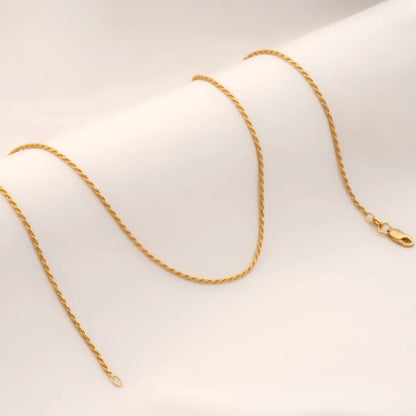 Cadena Lazito IT 1.3 mm – 65 cm en Oro Laminado