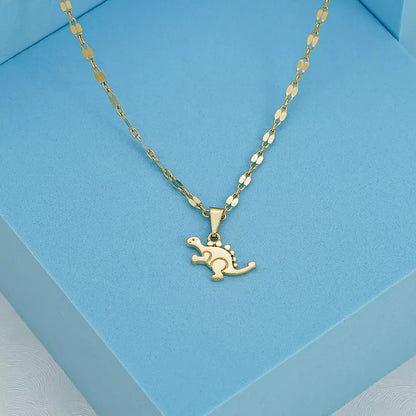Dije Dinosaur en Oro Laminado