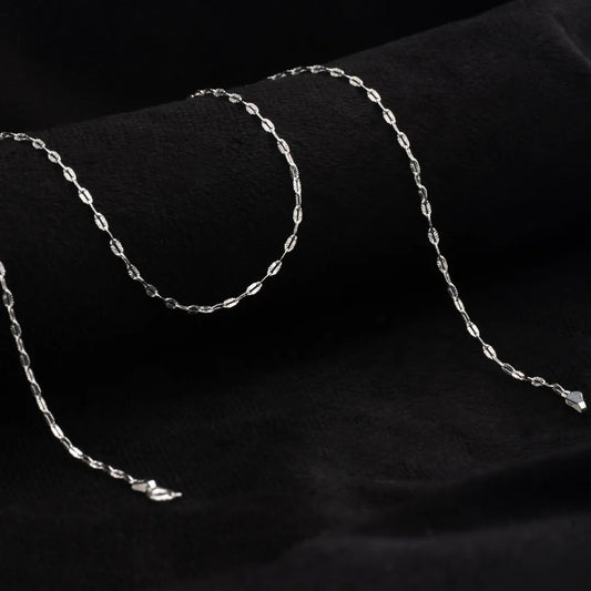 Cadena Destello de 45 cm en Plata