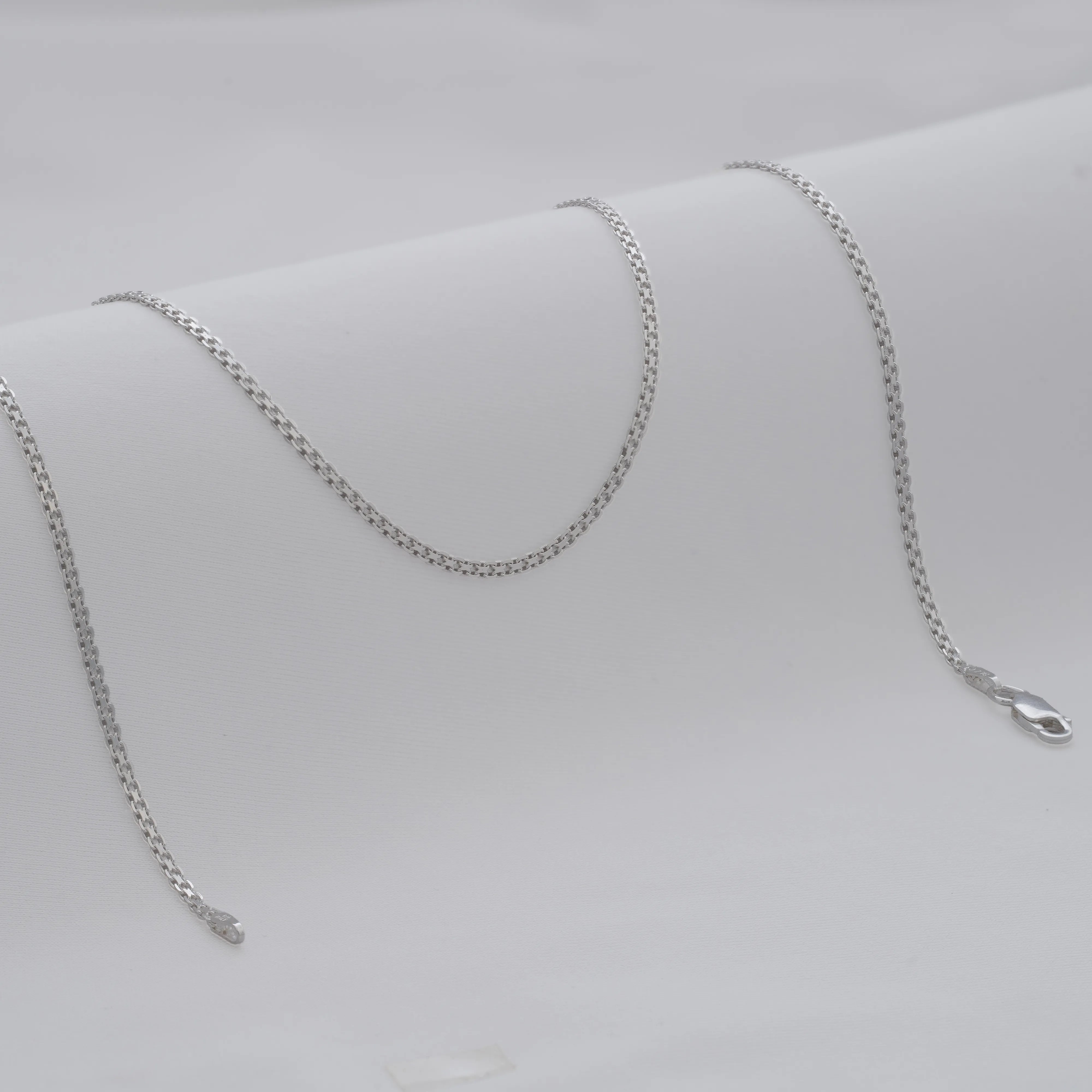 Cadena China de 2 mm y 45 cm en Plata