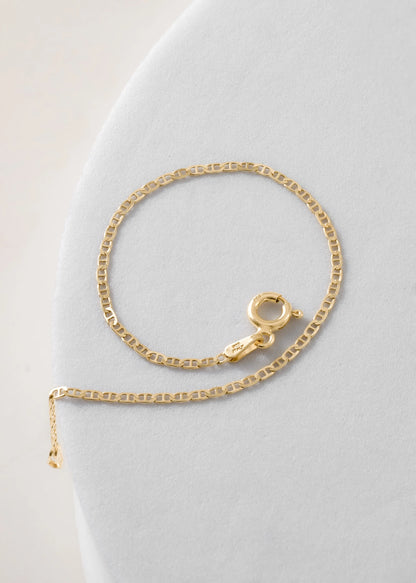 Pulsera Marine IT 1.5 mm 16 cm en Oro Laminado