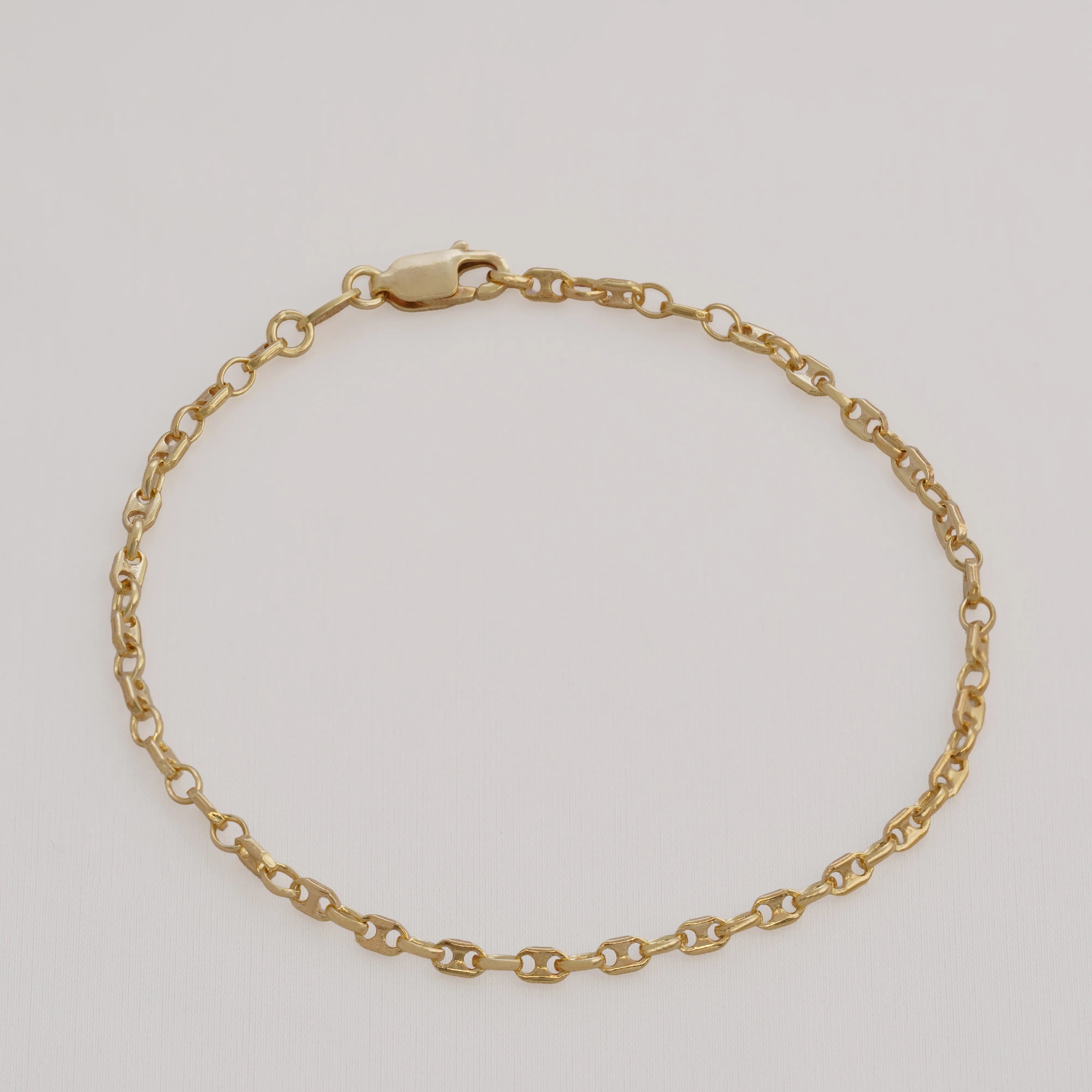 Pulsera GuccHi IT 2.5 mm 16 cm en Oro Laminado