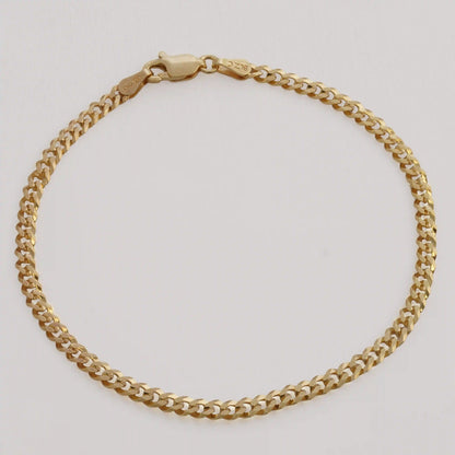 Pulsera Cuban Link IT 3.1 mm 19 cm en Oro Laminado