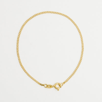 Pulsera Cubanita IT 1.5 mm 16 cm en Oro Laminado
