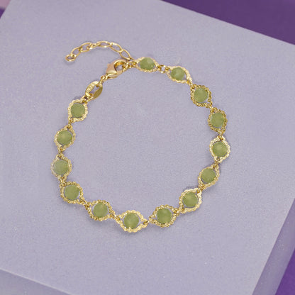 Pulsera Sweet Lemon 16 cm + Extensor en Oro Laminado