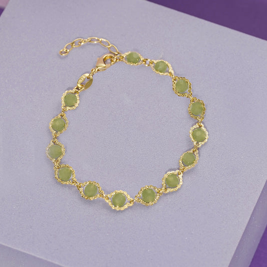 Pulsera Sweet Lemon 16 cm + Extensor en Oro Laminado