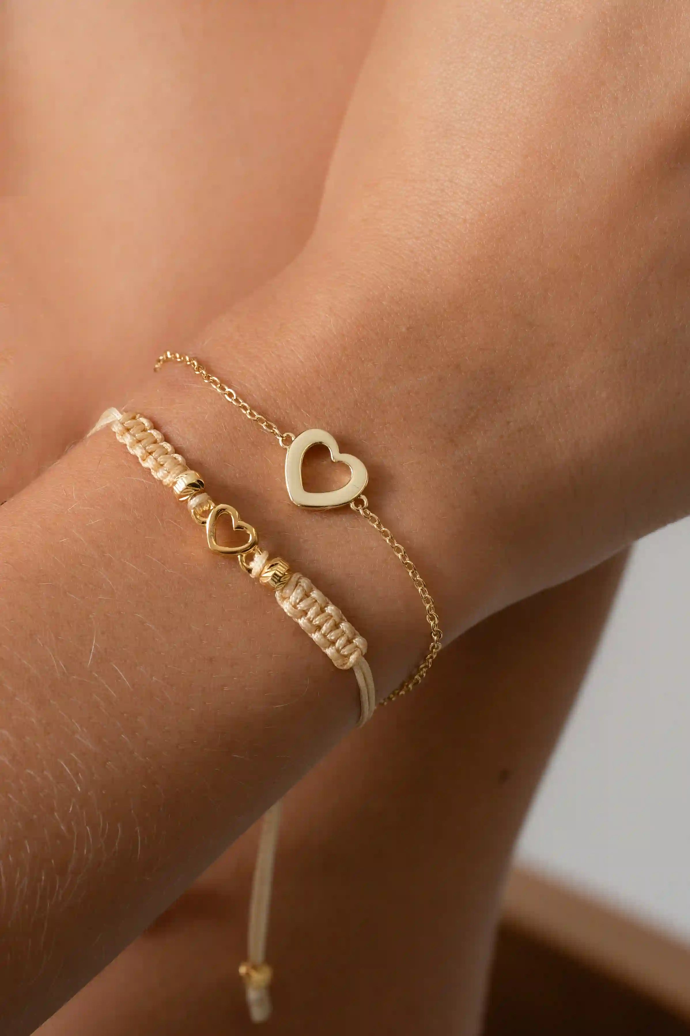 Pulsera Heart en Oro Laminado