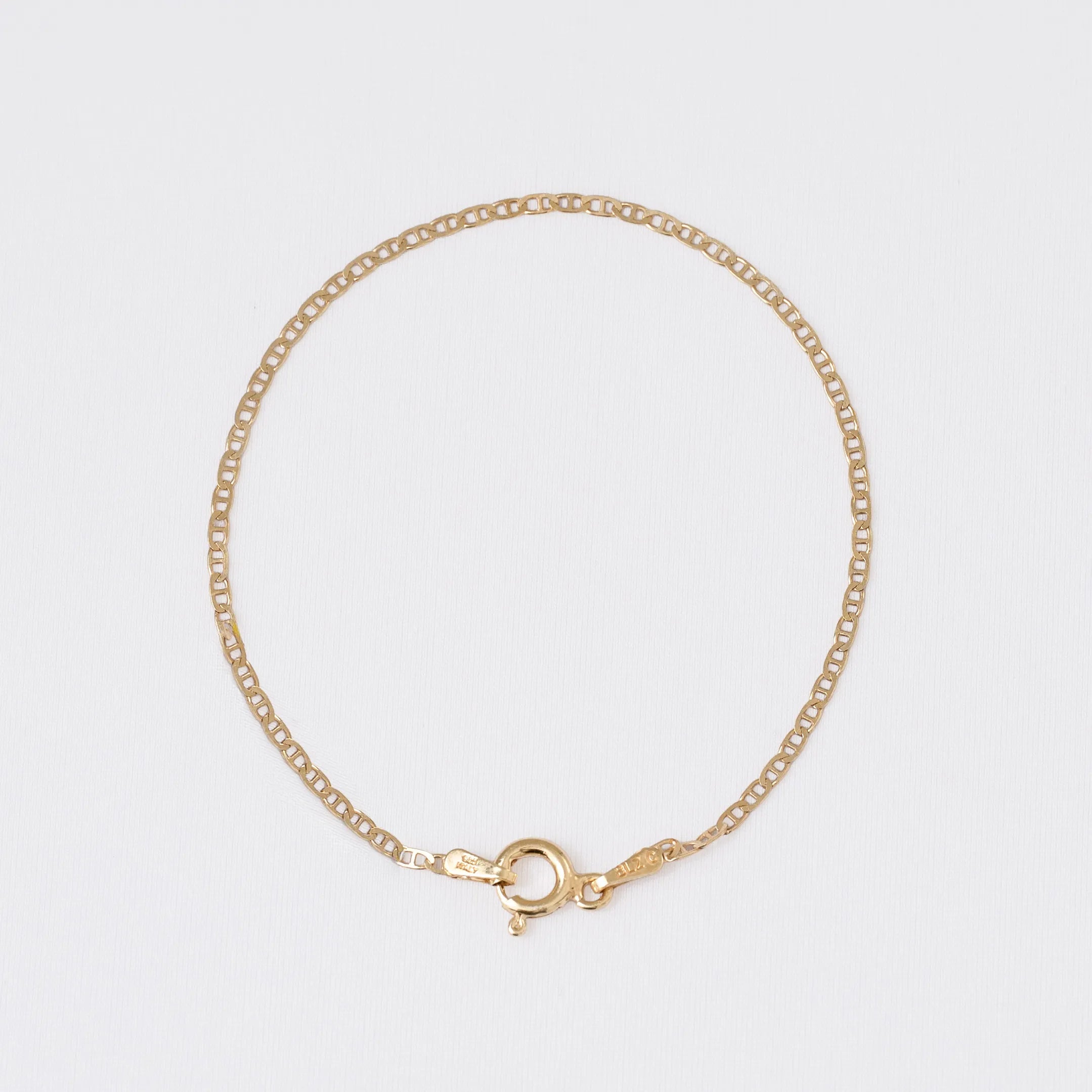Pulsera Marine IT 1.5 mm 16 cm en Oro Laminado
