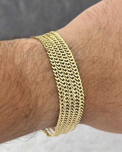 Pulsera Cuban Link IT 3.1 mm 19 cm en Oro Laminado