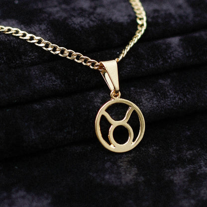 Dije Tauro en Oro Laminado