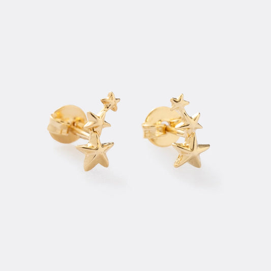 Topos Triple Estrellas en Oro Laminado