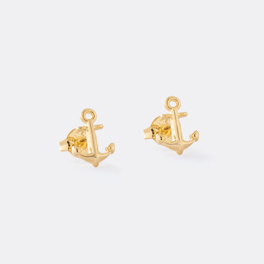 Topos Ancla de Mar en Oro Laminado