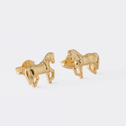 Topos Caballo en Oro Laminado